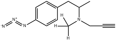 rac 4-Azido Deprenyl-d3 Struktur