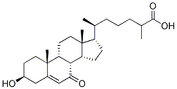 27-Carboxy-7-keto Cholesterol-d4 Struktur