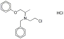 PhenoxybenzaMine-d5 Hydrochloride Struktur