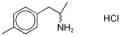 rac 4-MethylaMphetaMine-d6 Hydrochloride Struktur