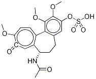 3-DeMethyl Colchicine 3-O-Sulfate Struktur