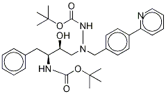 Des-N-(methoxycarbonyl)-L-tert-leucine Bis-Boc Atazanavir-d5 Struktur