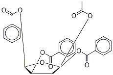 1-O-Acetyl-2,3,5-tri-O-benzoyl--D-ribofuranose-13C5 Struktur