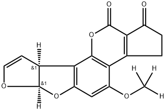 Aflatoxin B1-d3 Struktur