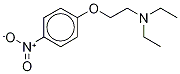 Diethyl[2-(4-nitrophenoxy)ethyl]amine-d4 Struktur