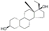 (3α,5α,17α)-19-Norpregnane-3,17-diol-d4 Struktur