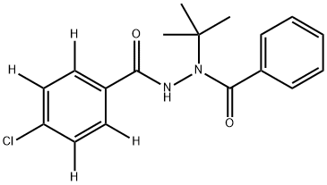 HALOFENOZIDE-D4 Struktur