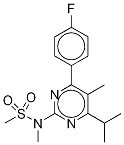 5-Des-(7-carboxy-3,5-dihydroxyhept-1-enyl)-5-Methyl Rosuvastatin-d3 Struktur