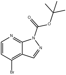 1-Boc-4-bromo-7-aza-1H-indazole Struktur