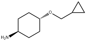 Trans- 4-(cyclopropylMethoxy)cyclohexanaMine Structure