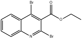 Ethyl 2,4-dibroMoquinoline-3-carboxylate Struktur