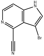 3-BROMO-4-CYANO-5-AZAINDOLE Struktur