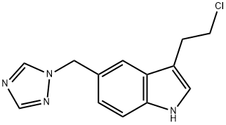 3-(2-Chloroethyl)-5-(1H-1,2,4-triazol-1-ylMethyl)-1H-indole Struktur