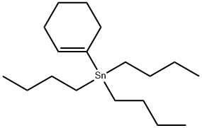 (Tributyl(1-cyclohexen-1-yl)stannane Struktur