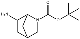 tert-butyl 6-aMino-2-azabicyclo[2.2.1]heptane-2-carboxylate hydrochloride Struktur