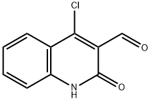 4-Chloro-2-hydroxyquinoline-3-carbaldehyde Struktur