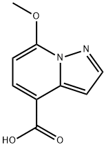 7-Methoxypyrazolo[1,5-a]pyridine-4-carboxylic acid Struktur