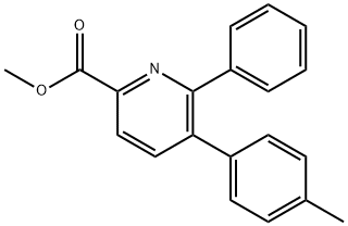 Methyl 6-phenyl-5-(p-tolyl)picolinate Struktur