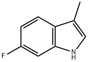 6-fluoro-3-Methyl-1H-Indole Struktur