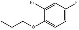 2-bromo-4-fluoro-1-propoxybenzene Struktur