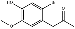 1-(2-BroMo-4-hydroxy-5-Methoxyphenyl)-2-propanone Struktur