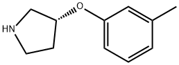 (R)-3-(3-Methylphenoxy)pyrrolidine HCl Struktur