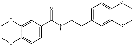 N-(3,4-diMethoxyphenethyl)-3,4-diMethoxybenzaMide Struktur