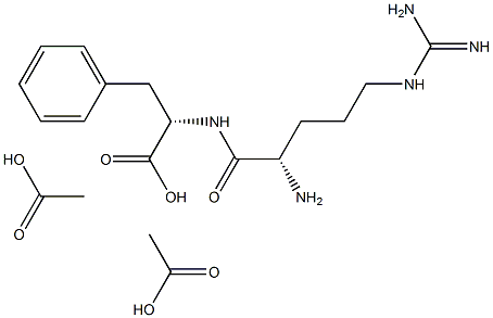 ARG-PHE ACETATE Struktur