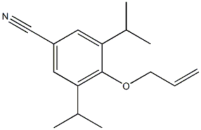 4-(Allyloxy)-3,5-diisopropylbenzonitrile Struktur