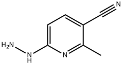 6-hydrazinyl-2-Methylnicotinonitrile hcl Struktur