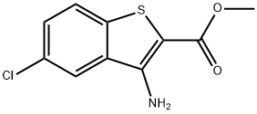 Methyl 3-aMino-5-chlorobenzo[b]thiophene-2-carboxylate Struktur