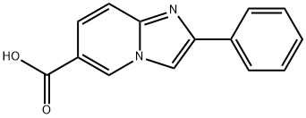 IMidazo[1,2-a]pyridine-6-carboxylicacid, 2-phenyl- Struktur