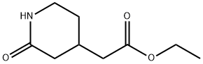 Ethyl (2-oxopiperidin-4-yl)acetate Struktur