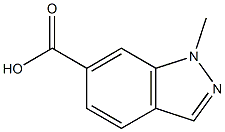 1-METHYL-1H-INDAZOLE-6-CARBOXYLIC ACID Struktur