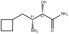 (2S,3R)-3-aMino-4-cyclobutyl-2-hydroxybutanaMide Struktur