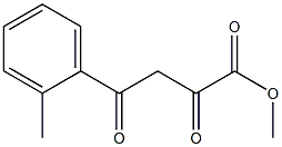 methyl 4-(2-methylphenyl)-2,4-dioxobutanoate Struktur