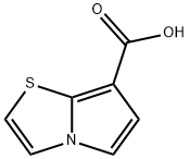 pyrrolo[2,1-b]thiazole-7-carboxylic acid Struktur