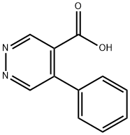 5-Phenylpyridazine-4-carboxylic acid Struktur