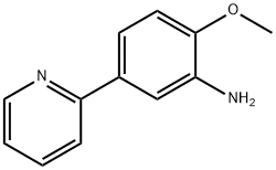 2-Methoxy-5-(pyridin-2-yl)aniline Struktur