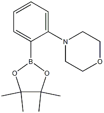 4-(2-(4,4,5,5-tetraMethyl-1,3,2-dioxaborolan-2-yl)phenyl)Morpholine Struktur