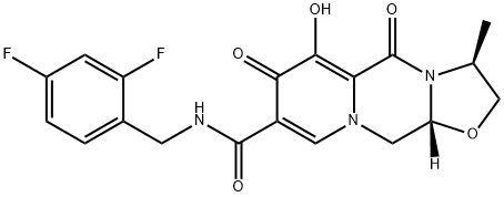 Cabotegravir (GSK744, GSK1265744) Struktur