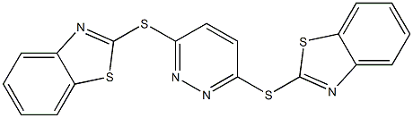 3,6-Bis(benzo[d]thiazol-2-ylthio)pyridazine Struktur