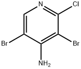 4-AMino-3,5-dibroMo-2-chloropyridine Struktur