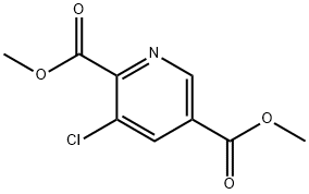 3-氯吡啶-2,5-二羧酸二甲酯 結(jié)構(gòu)式