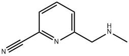 6-((MethylaMino)Methyl)picolinonitrile Struktur