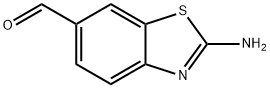 6-Benzothiazolecarboxaldehyde,2-amino-(9CI) Struktur