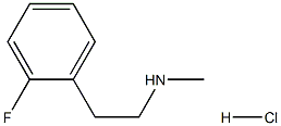 2-fluoro-N-Methyl BenzeneethanaMine HCL Struktur