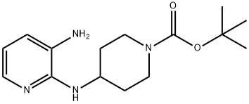 4-(3-AMino-pyridin-2-ylaMino)-piperidine-1-carboxylic acid tert-butyl ester Struktur