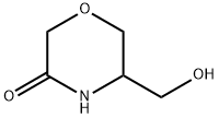 5-HYDROXYMETHYL-MORPHOLIN-3-ONE Struktur