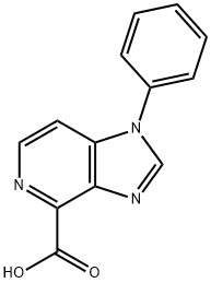 1-phenyl-1H-iMidazo[4,5-c]pyridine-4-carboxylic acid Struktur